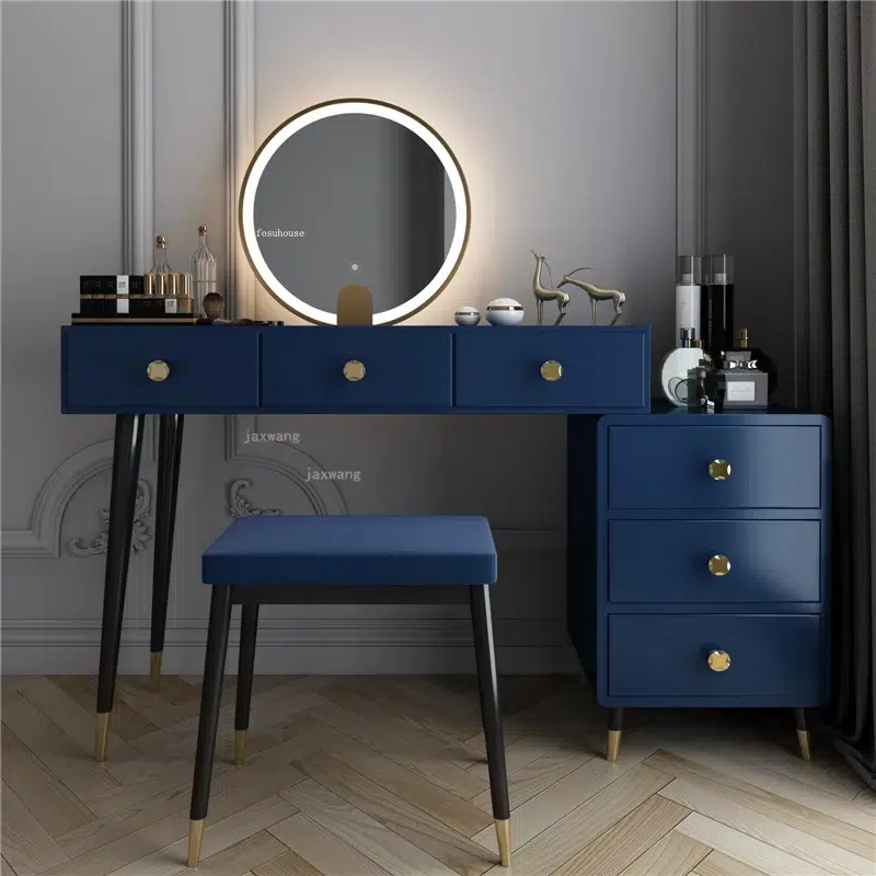 Light Luxury Dressers Bedroom Furniture Modern Home Dressing Table Bedside Storage Cabinet Nordic Ins Dressing Table 4